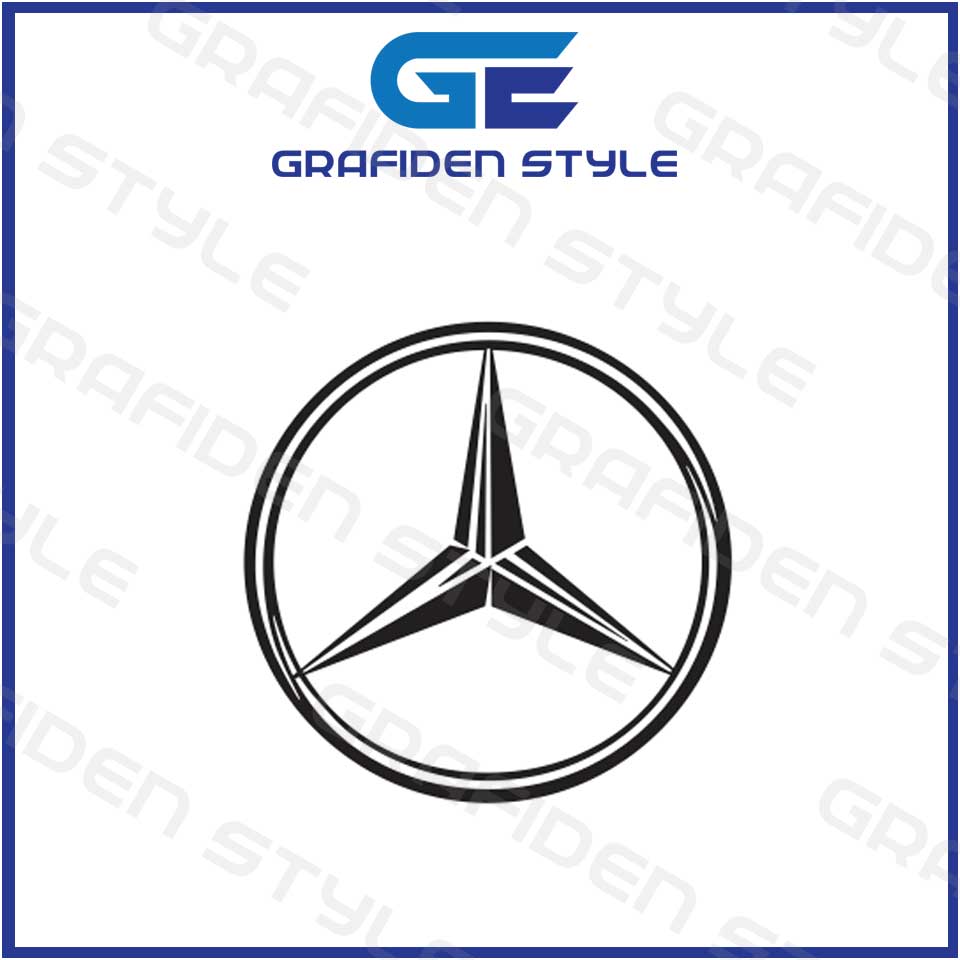 Mercedes Stern Aufkleber Paar Variante 2