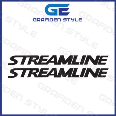 streamline seitenfenster aufkleber
