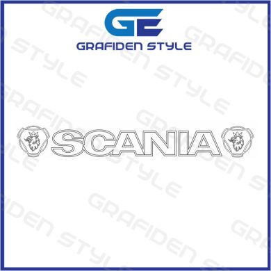 scania outline aufkleber