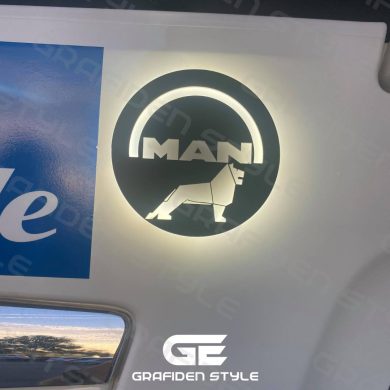 man led embleme