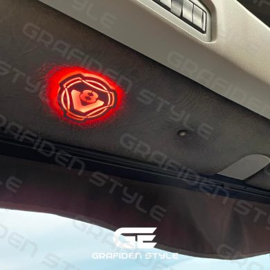 scania v8 led emblem