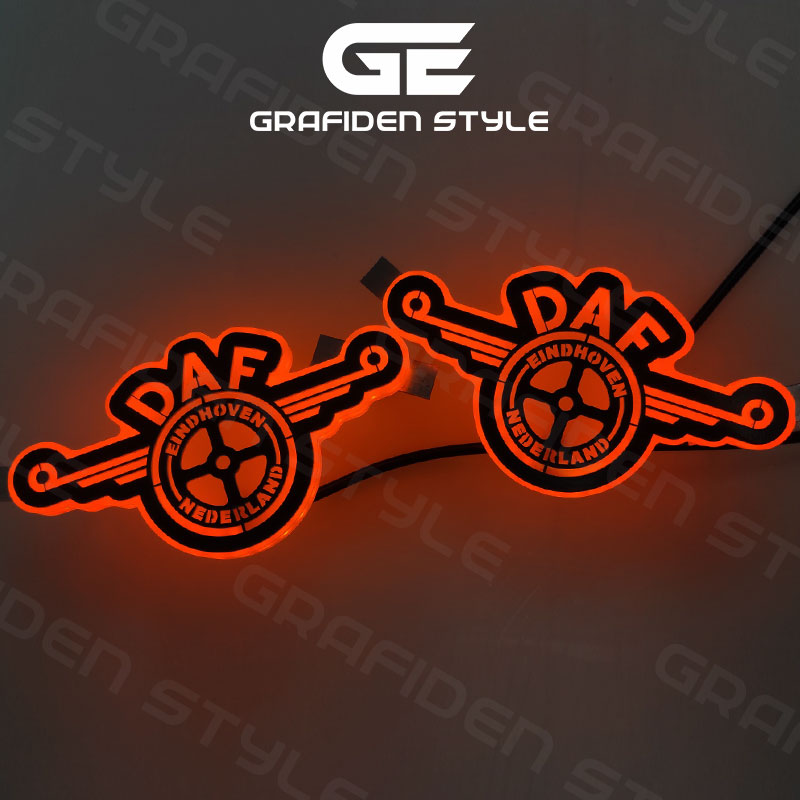 1 x Paar DAF LED Embleme - Image 2